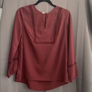 Maroon blouse